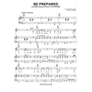 Be Prepared (from The Lion King)