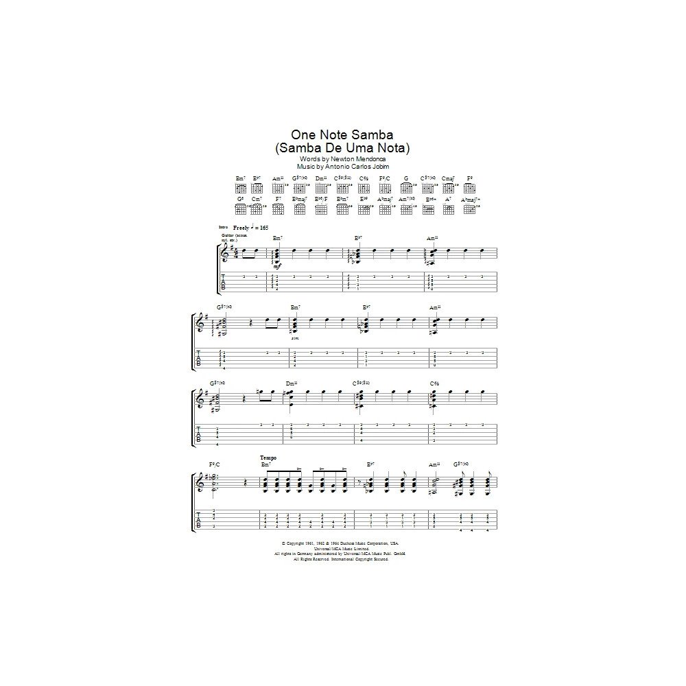 One Note Samba (Samba De Uma Nota)