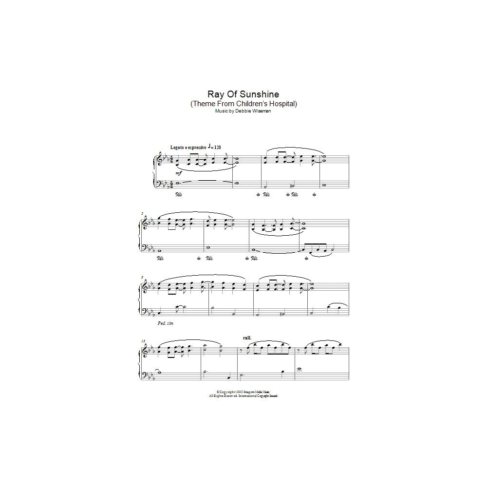 Ray Of Sunshine (Theme From Children's Hospital)