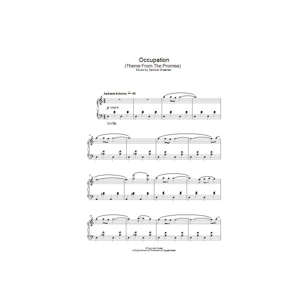 Occupation (Theme From The Promise)