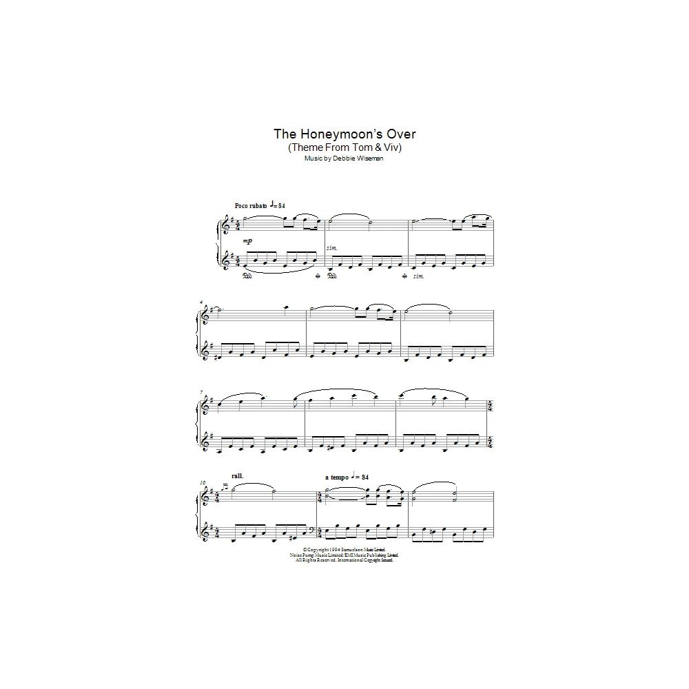 The Honeymoon''s Over (Theme From Tom & Viv)