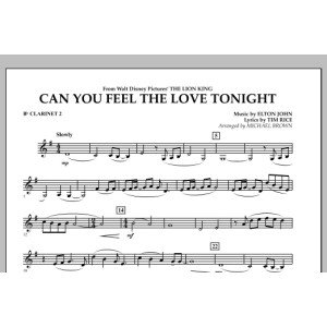Can You Feel The Love Tonight? (from "The Lion King") - Bb Clarinet 2