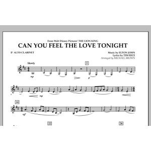 Can You Feel The Love Tonight? (aus "Der König der Löwen") - Es-Altklarinette