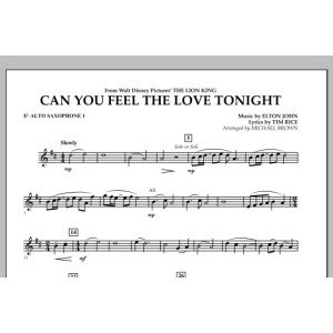 Can You Feel The Love Tonight? (aus "Der König der Löwen") - Es Altsaxophon 1