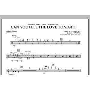 Can You Feel The Love Tonight? (aus "Der König der Löwen") - Percussion 1