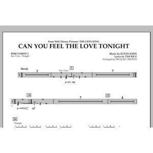 Can You Feel The Love Tonight? (aus "Der König der Löwen") - Percussion 2