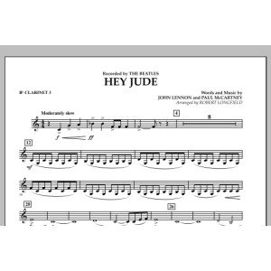 Hey Jude - Bb Clarinet 3