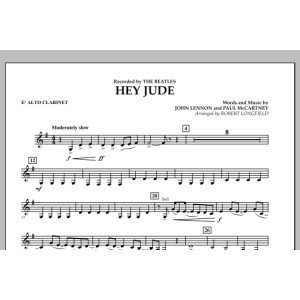 Hey Jude - Eb Alto Clarinet