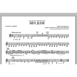 Hey Jude - Bb Bass Clarinet