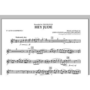Hey Jude - Eb Alto Saxophone 1
