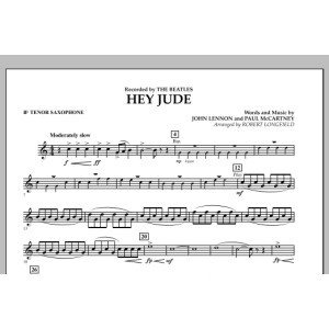 Hey Jude - Bb Tenor Saxophone