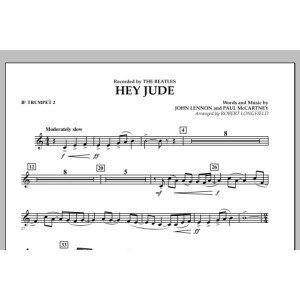 Hey Jude - Bb Trompete 2