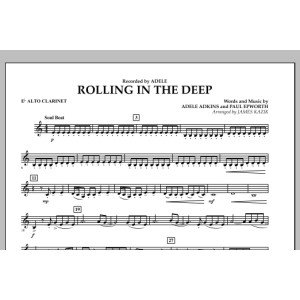 Rolling In The Deep - Eb Altklarinette