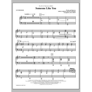 Someone Like You (arr. Mac Huff) - Synthesizer