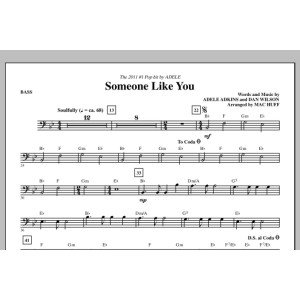 Someone Like You (arr. Mac Huff) - Bass