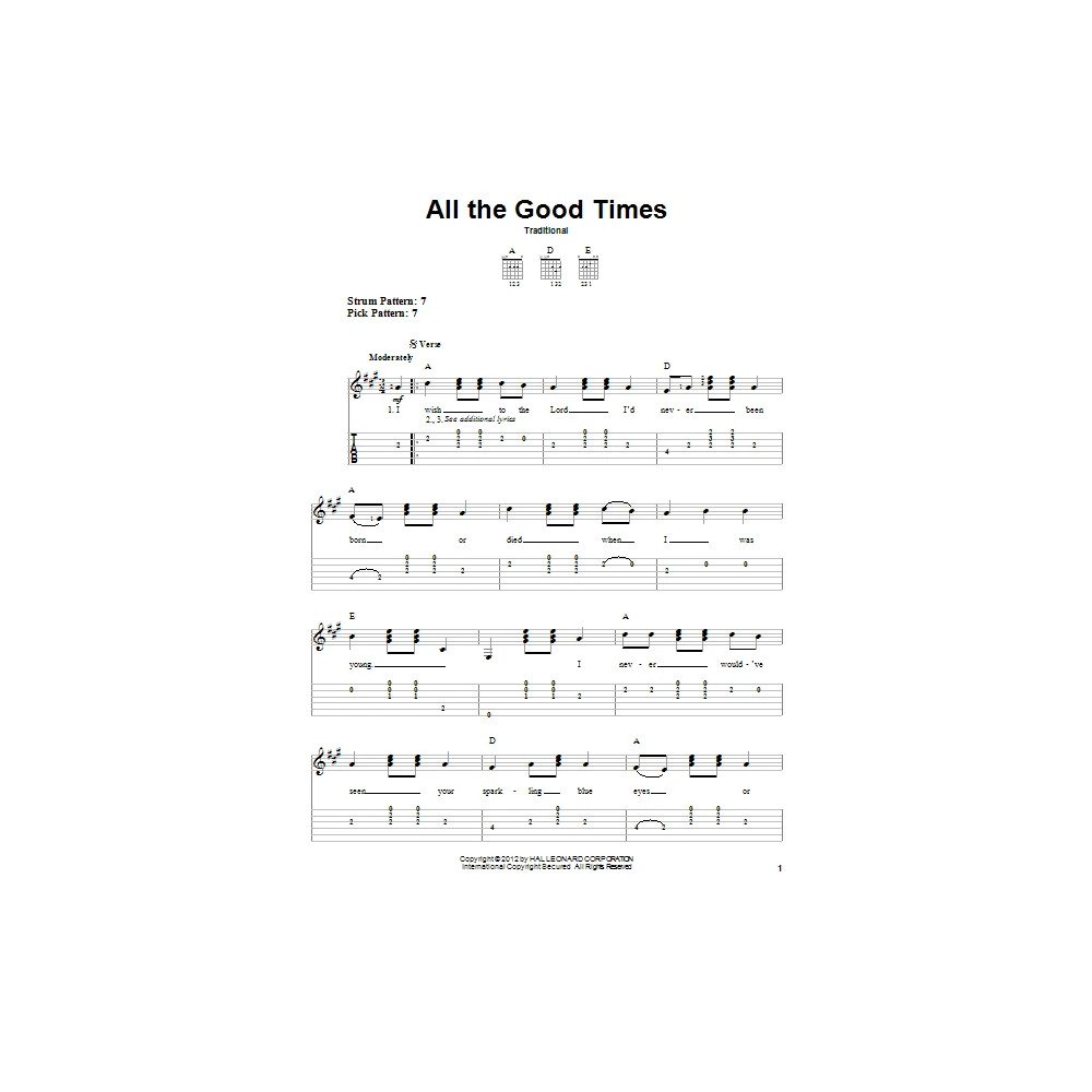 All The Good Times