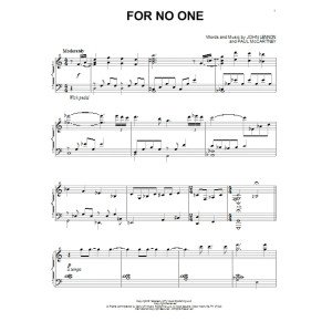 For No One