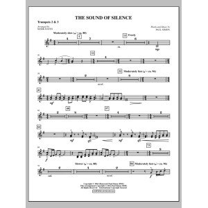 The Sound Of Silence (arr. Mark Hayes) - Bb Trumpet 2,3