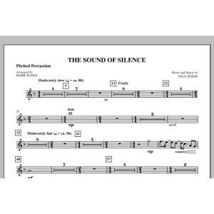 The Sound Of Silence (arr. Mark Hayes) - Percussion II