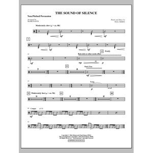 The Sound Of Silence (arr. Mark Hayes) - Schlagzeug III