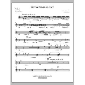 The Sound Of Silence (arr. Mark Hayes) - Violin 1