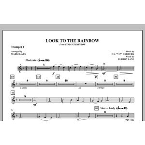 Look To The Rainbow - Trumpet 1
