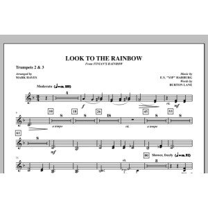 Look To The Rainbow - Bb Trumpet 2,3