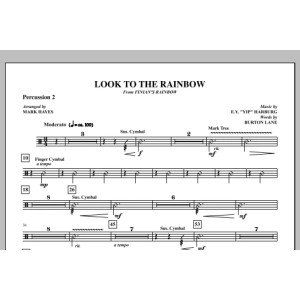 Look To The Rainbow - Percussion 2