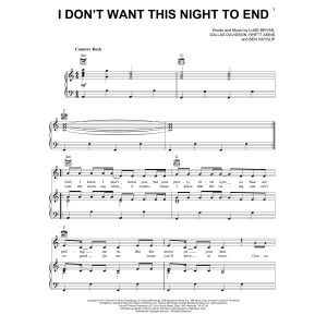 I Don''t Want This Night To End