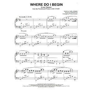 Where Do I Begin (Love Theme) (arr. Phillip Keveren)