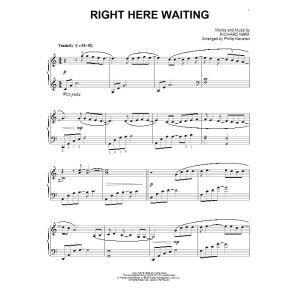 Right Here Waiting (arr. Phillip Keveren)