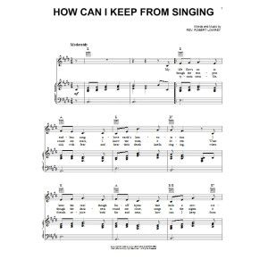 How Can I Keep From Singing