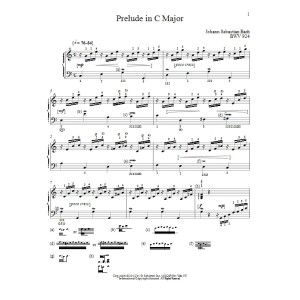 Prelude In C Major, BMV 924