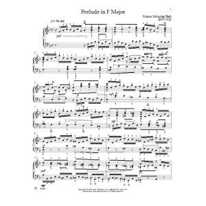 Prelude In F Major, BMV 928