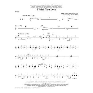 I Wish You Love - Drums