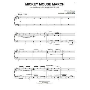Mickey Mouse March (aus The Mickey Mouse Club) (arr. Eugénie Rocherolle)