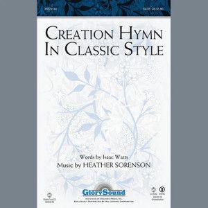 Creation Hymn In Classic Style - Score