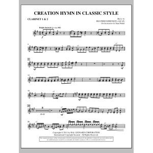 Creation Hymn In Classic Style - Bb Clarinet 1,2
