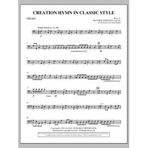Creation Hymn In Classic Style - Cello