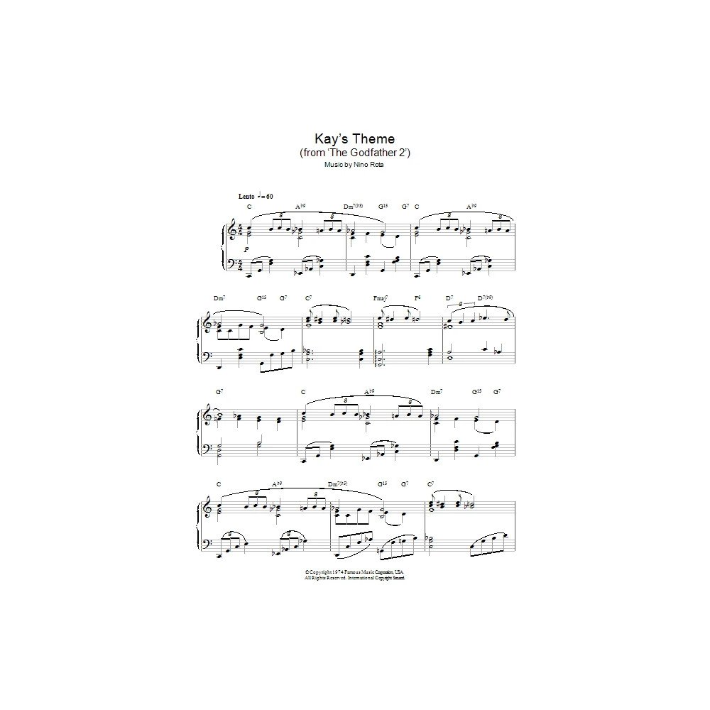 Kay's Theme (from The Godfather 2)
