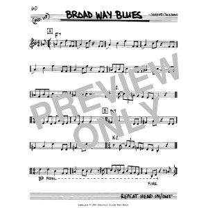 Broad Way Blues