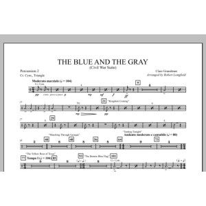 The Blue And The Gray (Young Band Edition) - Percussion 2