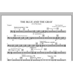 The Blue And The Gray (Young Band Edition) - Timpani