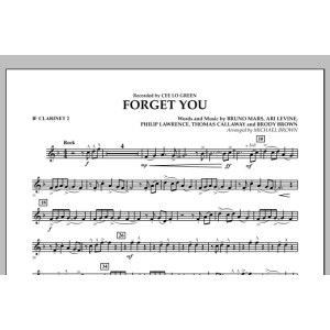 Forget You - Bb Clarinet 2