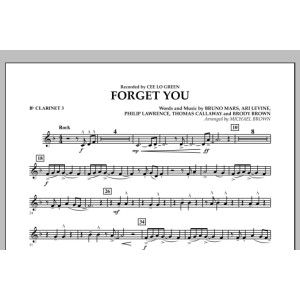 Forget You - Bb Clarinet 3