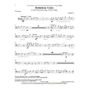 Bethlehem Today - Trombone
