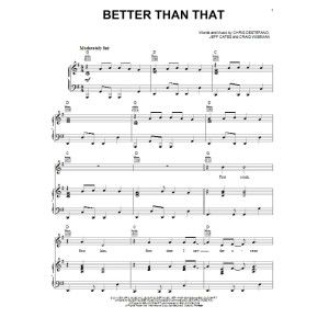 Better Than That