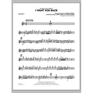 I Want You Back - Alto Sax 1