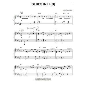 Blues In H (B) (arr. Brent Edstrom)
