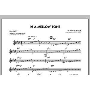 In A Mellow Tone - C Solo Sheet